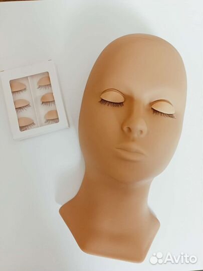Голова манекен для наращивания ресниц