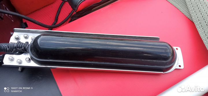 Струбцина из нержавейки для датчика эхолота