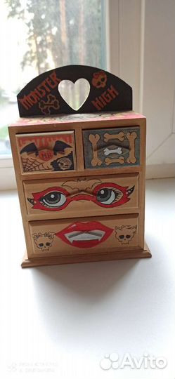 Детский игрушечный комод для кукол