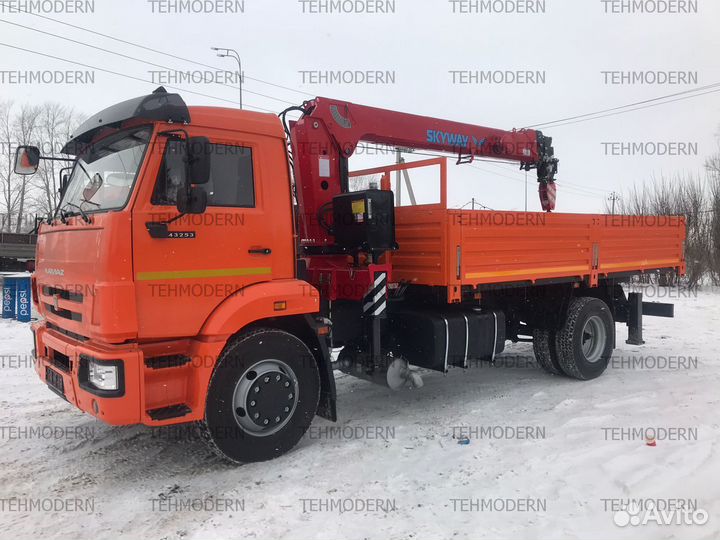 КАМАЗ 43253-6010-69 с КМУ, 2024