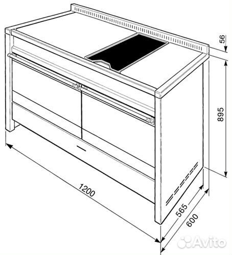 Варочный центр Smeg A4BL-8
