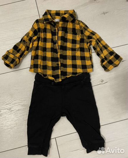 Костюм рубашка штаны 62-68