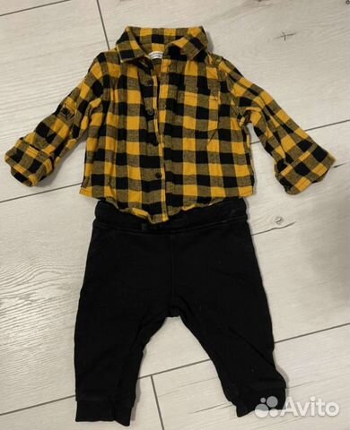 Костюм рубашка штаны 62-68