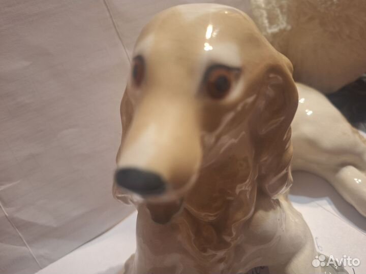 Фарфоровые статуэтки СССР собакп