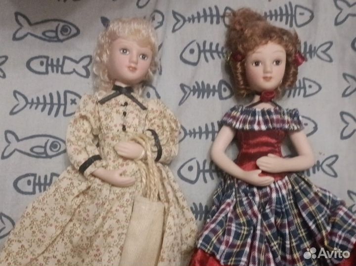 Кукла фарфоровая 3 шт