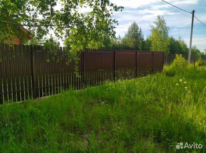 Забор металлический быстро работа по договору