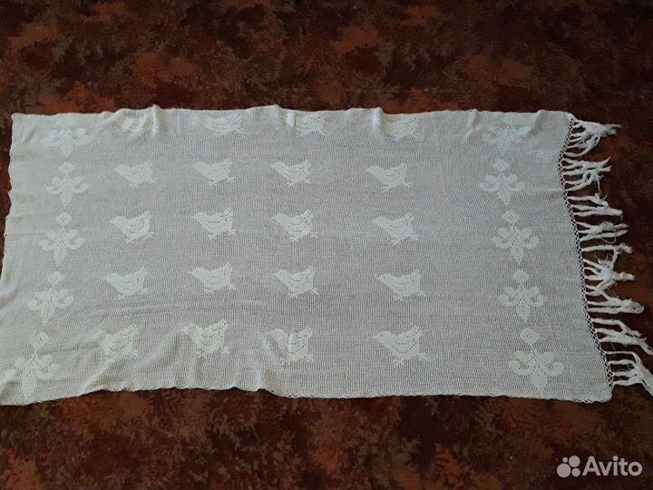 Скатерть. Ручное вязание крючком. 1980 г