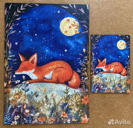 Деревянный пазл Барсук