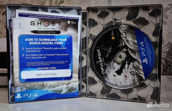 Ghost of tsushima ps4 5 special edition диск игра