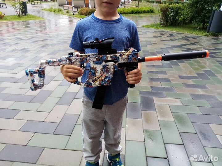 Детский орбизный автомат Kriss Vector хаки