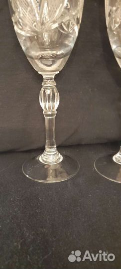 Фужеры хрустальные СССР 21 см