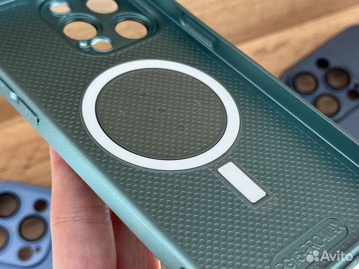 Чехол стеклянный MagSafe