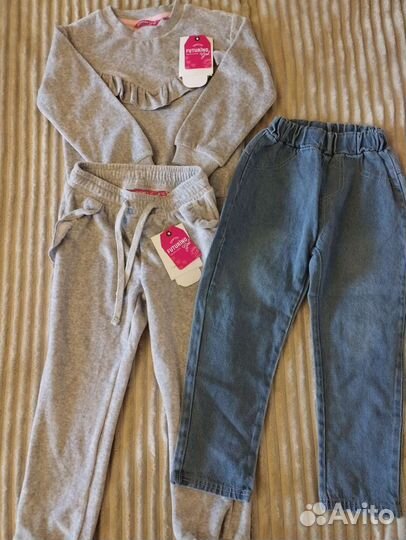 Пакет вещей для девочки 110р