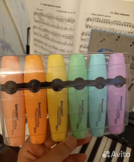 Набор тектовыделителей brauberg