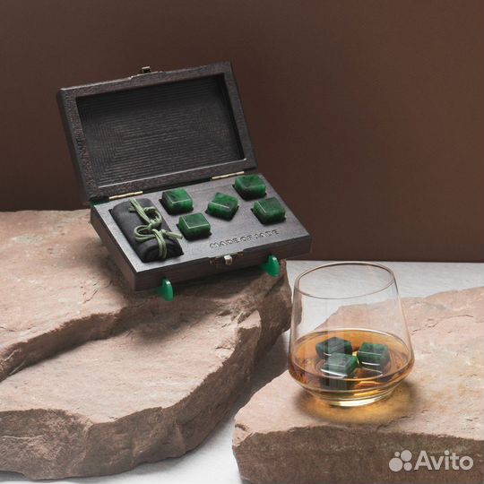 Набор камней из натурального нефрита в подарок