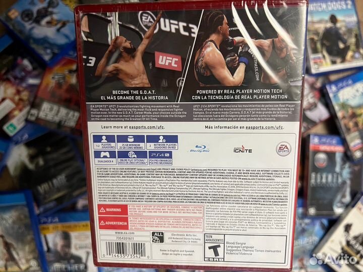Диск UFC 3 PS4 / Новый