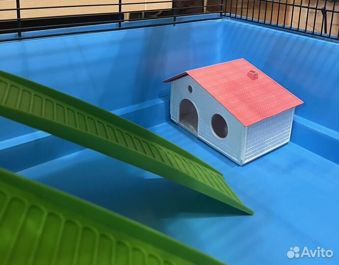 Клетка для хомяка большая с трубами