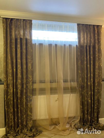 Готовый комплект штор