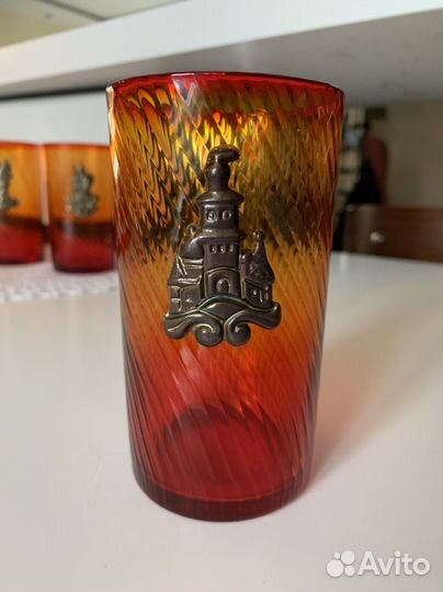 Стаканы «Сказки Пушкина» Винтаж СССР