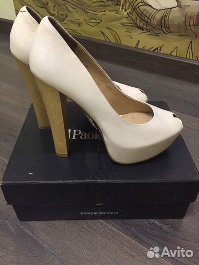 Туфли кожаные Paolo conte