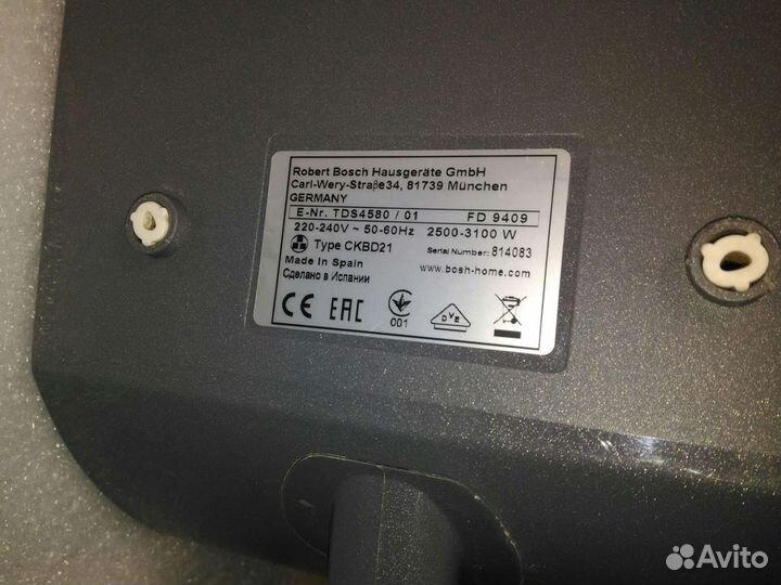 Утюг с парогенератом Bosch 4580 запчасти