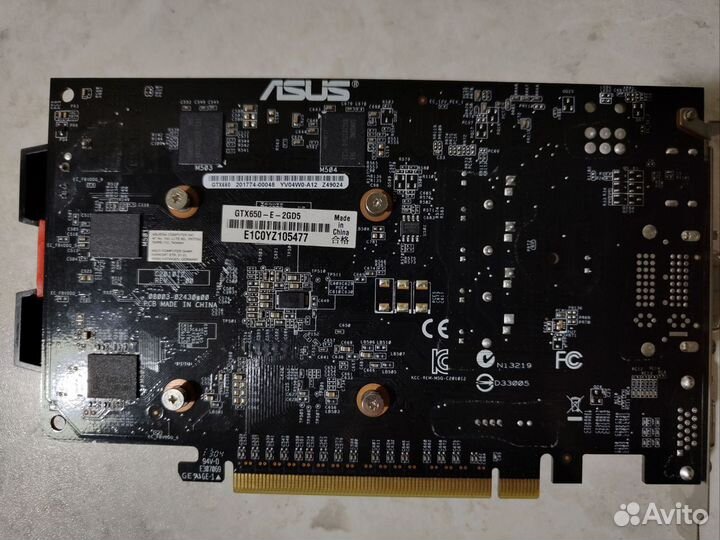 Видеокарта Asus GTX 650 2gb