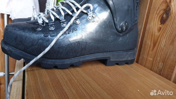 Альпинистские ботинки двуслойные scarpa vega