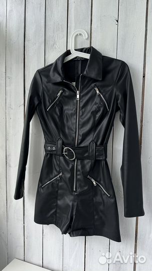 Кожаный комбинезон Bershka