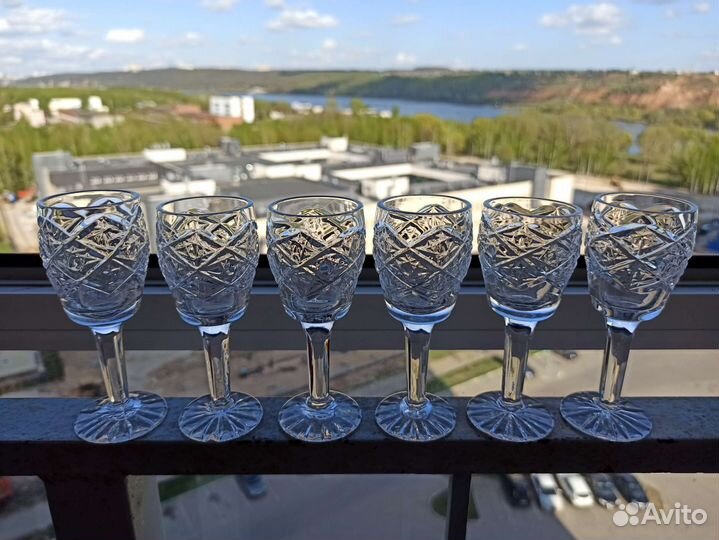 Хрустальные рюмки СССР