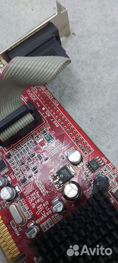 Видеокарта AGP ATI radeon 7000 64mb ретро