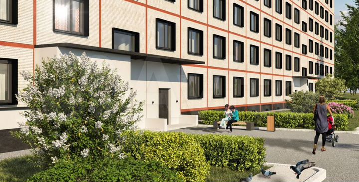 Квартира-студия, 14,3 м², 7/9 эт.