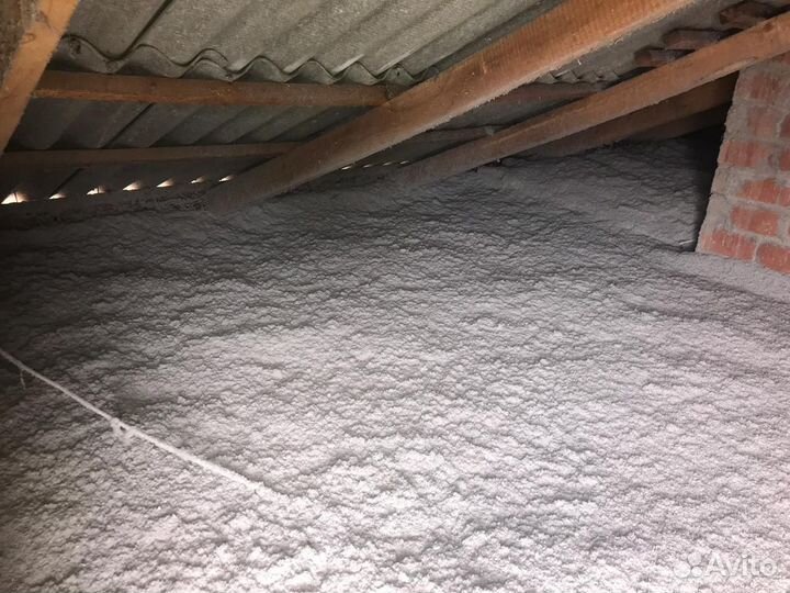 Бесшовное утепление, эковата Eco fiber