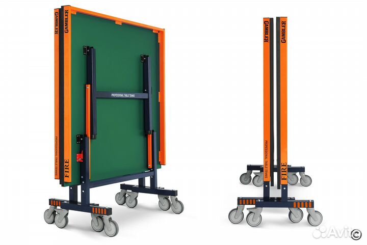 Стол теннисный Gambler fire Зелёный