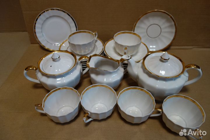 Чайный сервиз «Золотая лента» Вербилки