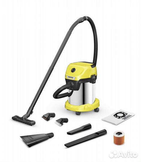 Хозяйственный пылесос Karcher WD 3 S V-17/6/20 CAR