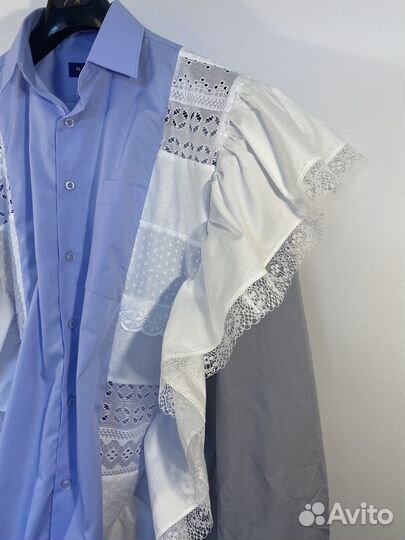 Рубашка в стиле пэчворк