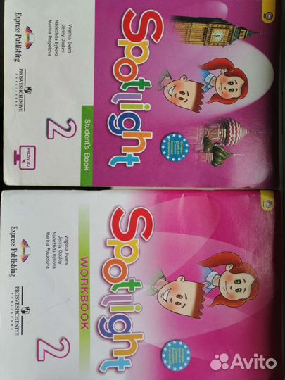 Учебник и Рабочая тетрадь по английскому 2 кл