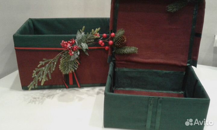 Новогодняя коробка 2 шт