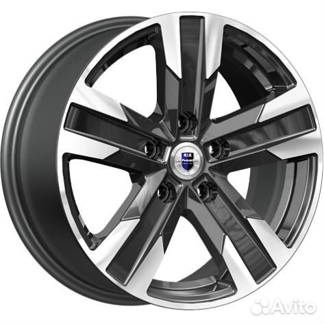 Диски K&K Висмут 7x16 5*114.3 ET45 DIA67.1 Алмаз черный Литой