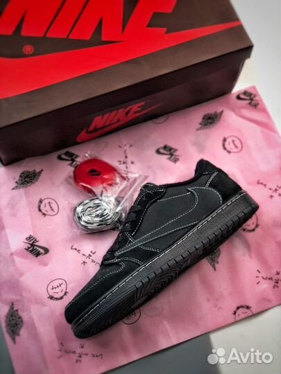 Travis Scott x Nike Air Jordan 1 Low Black Phantom