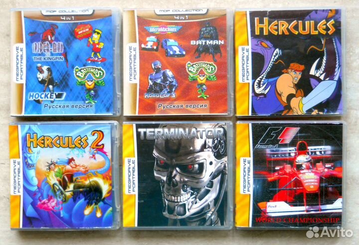 Картриджи Megadrive Portable