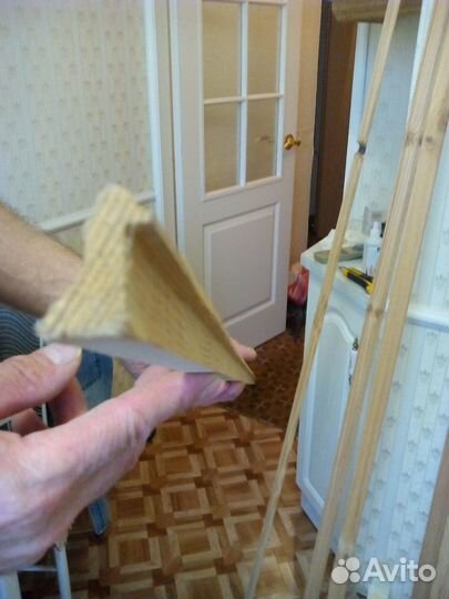 Рейка деревянная фигурная для рамок, остатки 9шт