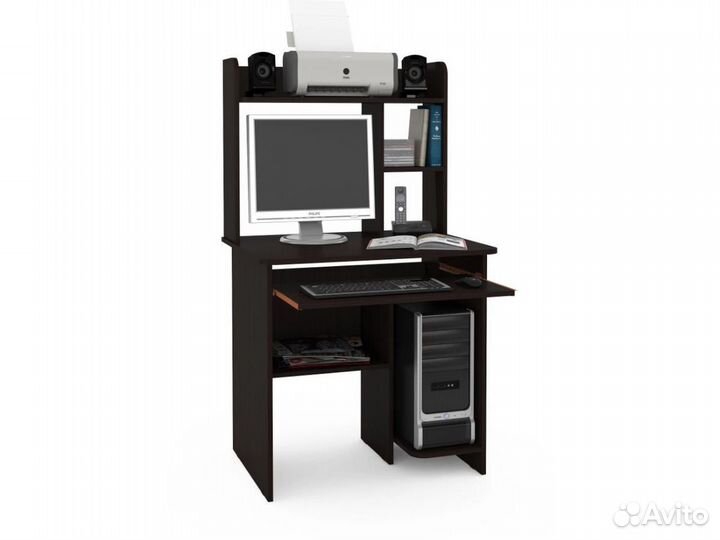 Стол компьютерный (80*63) Комфорт-3 Венге, наличие