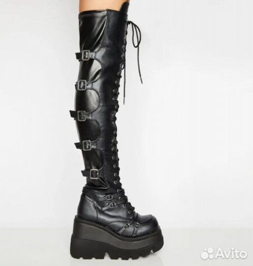 Сапоги demonia, Готическая обувь