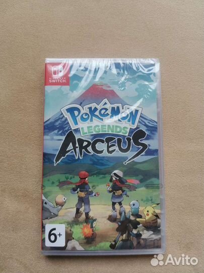 Новая Nintendo switch Pokemon Arceus в пленке силд
