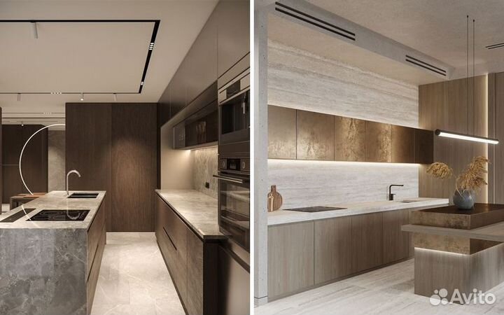 Кухонный гарнитур с техникой