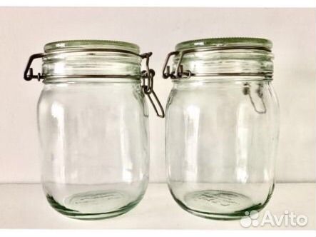 Банки стеклянные Икеа Коркен посуда