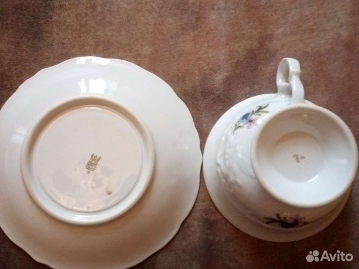 Чайная пара фарфор
