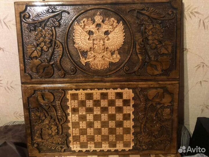 Шахматы нарды шашки 3 в 1