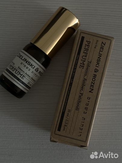 Духи zielinski & rozen tobacco, amber, patchouli